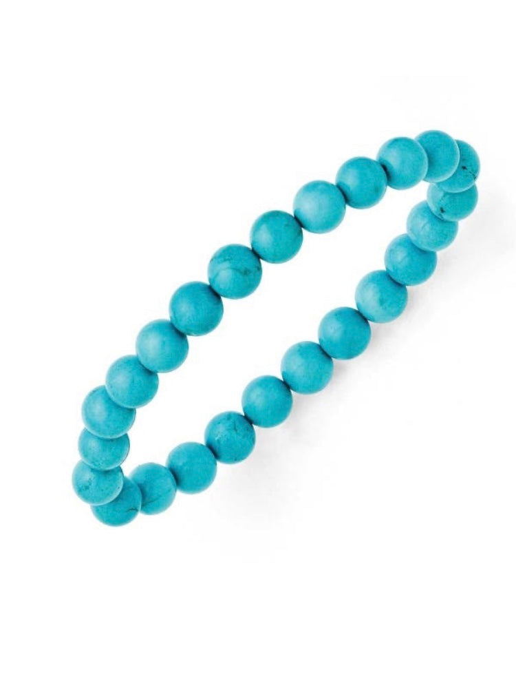 Throat- Genuine dyed Howlite