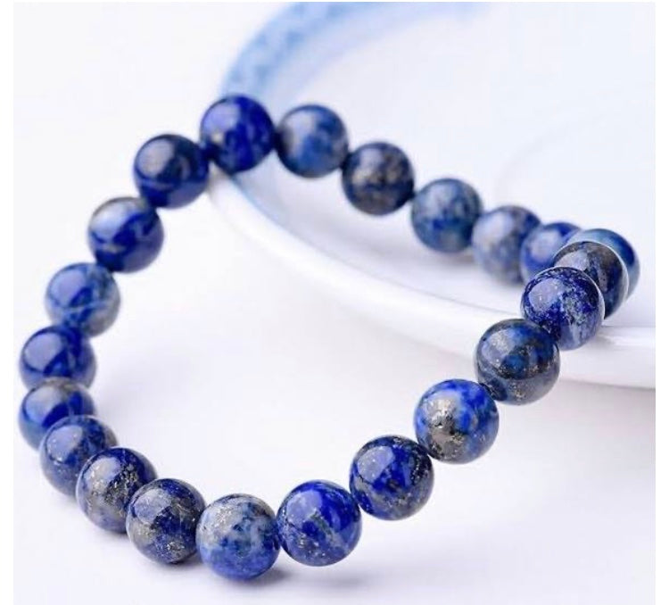 Third Eye or Throat- Genuine Lapis Bracelet