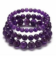 Load image into Gallery viewer, Crown-Genuine Amethyst Bracelet
