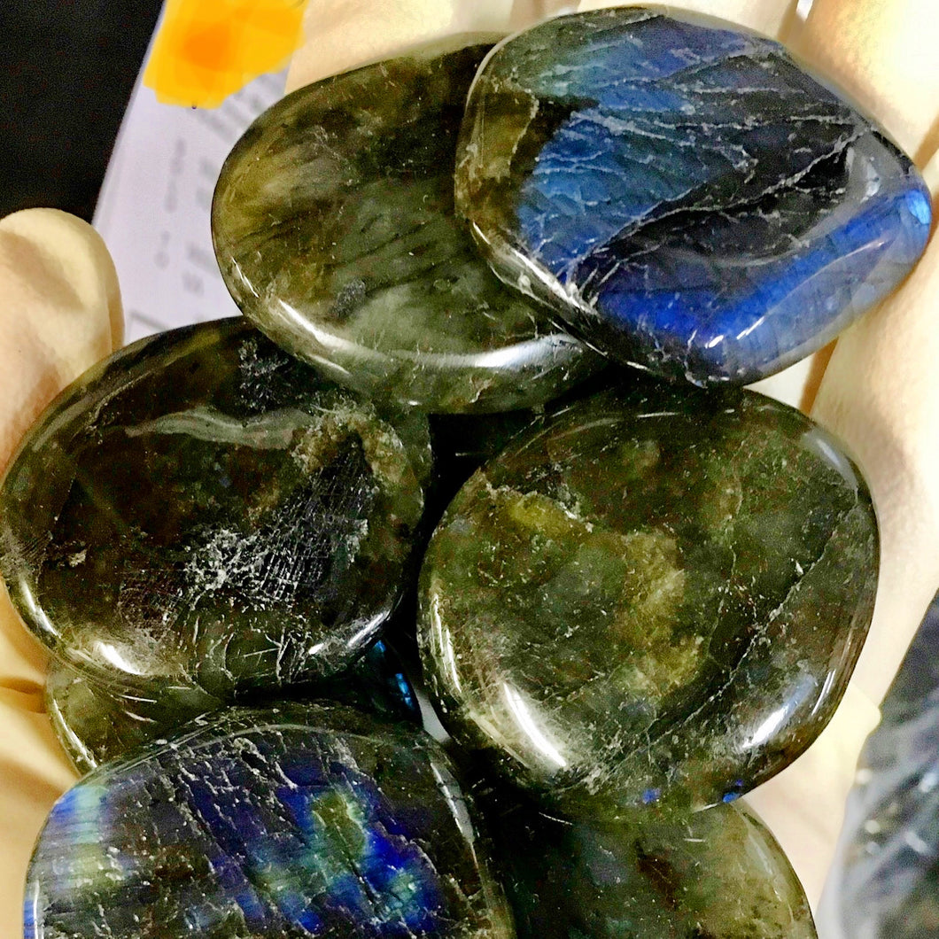 Genuine Palm Labradorite Stone