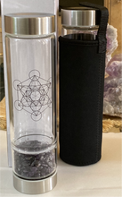 Load image into Gallery viewer, Chakra Design Gemstone Water Bottle
