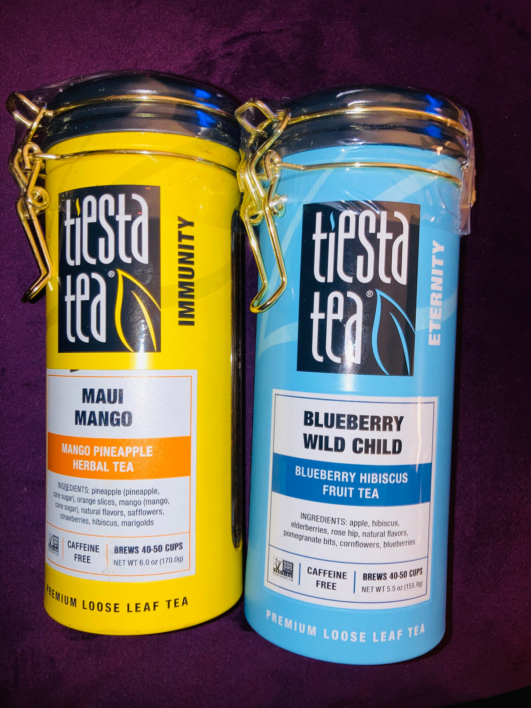 Tiesta Loose Teas (throat, heart, solar plexus chakras)