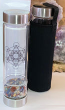 Load image into Gallery viewer, Chakra Design Gemstone Water Bottle
