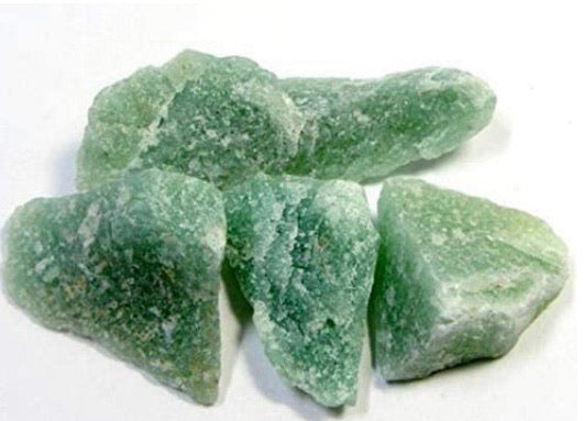 Heart- Genuine Rough Green Aventurine