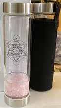 Load image into Gallery viewer, Chakra Design Gemstone Water Bottle
