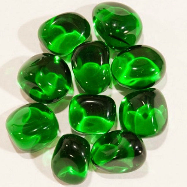 Heart- Green Obsidian Tumbled Stone