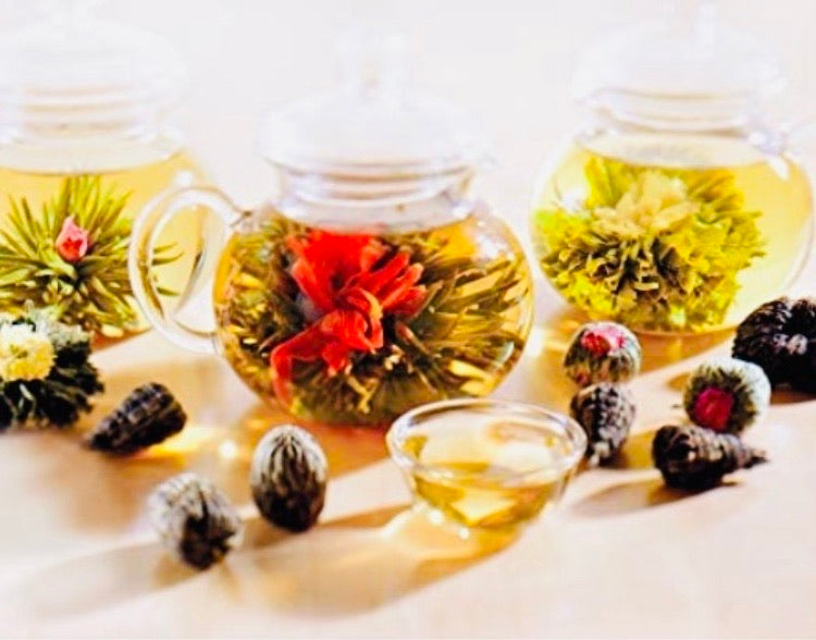 Flowering Tea Gift set (Throat and Heart Chakra)